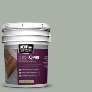 BEHR Premium DeckOver 5 gal. #SC 149 Light Lead Wood and Concrete Paint 500005