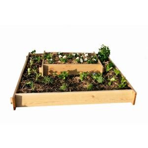 4 Ft. x 4 Ft. Plus 2 Ft. x 3 Ft. Shaker Style Raised Container Gardening   Cascading Beds SG2 448
