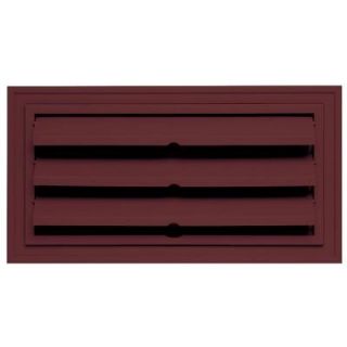Builders Edge 9.375 in. x 18 in. Foundation Vent with Ring for Remodeling, #078 Wineberry DISCONTINUED 140160919078