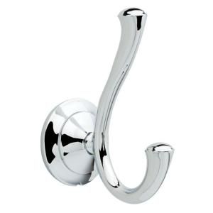 Delta Linden Double Robe Hook in Chrome 79435