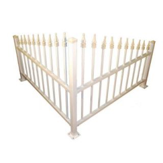 3 ft. x 8 ft. Steel Corner Fence DISCONTINUED FC 4