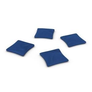 Official ACA Sized Royal Blue Corn filled Duck Cloth Cornhole Bags (Set of 4) 151683