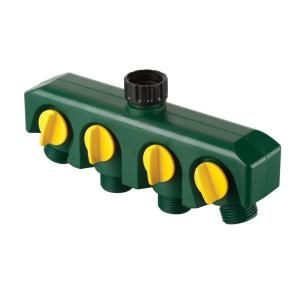 Melnor Plastic 4 Way Manifold 330S