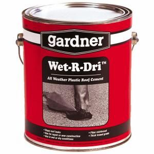 Gardner 3.6 qt. Wet R Dri All Weather Roof Cement 0371 GA