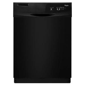 Whirlpool Front Control Dishwasher in Black WDF310PAAB