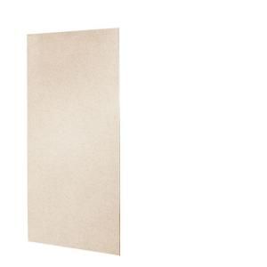 Swanstone 36 in. x 72 in. Solid Surface One Piece Easy Up Adhesive Shower Wall in Bermuda Sand SS 3672 1 040