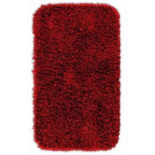 Garland Rug Jazz Chili Pepper Red 30 in. x 50 in. Washable Bathroom Accent Rug BEN 3050 04