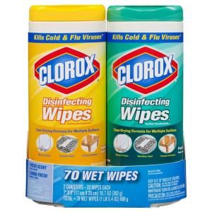 Clorox 35 Count Disinfecting Wipes (2 Pack Bundle) 4460001673