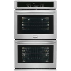 Frigidaire Gallery 30 in. Double Electric Wall Oven Self Cleaning with Convection in Stainless Steel FGET3065PF