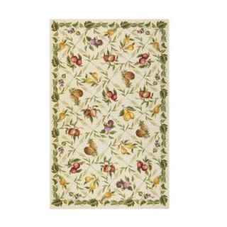 Home Decorators Collection Fruit Garden Ivory 8 ft. 9 in. x 11 ft. 9 in. Area Rug 3437940420