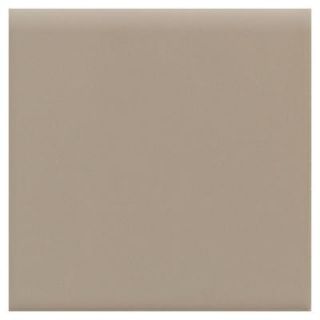 Daltile Semi Gloss Uptown Taupe 6 in. x 6 in. Ceramic Bullnose Wall Tile 0732S46691P1