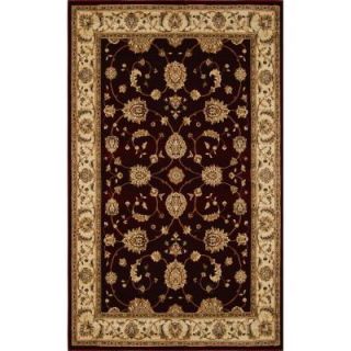 Home Dynamix Dynasty Burgundy 7 ft. 9 in. x 10 ft. 2 in. Area Rug 1 H1001 201