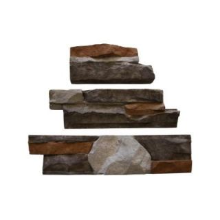 Native Custom Stone, LLC Go Stone #26 Cherokee Flats 4 in. x 8 in., 4 in. x 12 in., 4 in. x 16 in. Stone Panels (5 sq. ft./Box) 855339004027