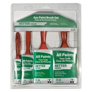 Linzer All Paints 4 Piece Brush Set A1170 4