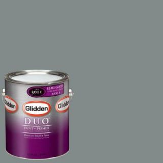 Glidden DUO Martha Stewart Living 1 gal. #MSL270 01F Schoolhouse Slate Semi Gloss Interior Paint with Primer DISCONTINUED MSL270 01S