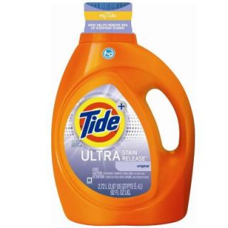 Tide 92 oz. Liquid Detergent Ultra Stain Remover High Efficiency 003700087588