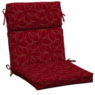 Hampton Bay Chili Stitch Floral Outdoor Dining Chair Cushion DISCONTINUED JC20062B 9D1