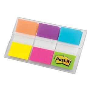 Post It 1 in. Alternating Electric Glow Collection Flags,1 Pack of 60 Flags 680 EG ALT