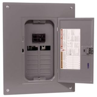 Square D by Schneider Electric Homeline 100 Amp 12 Space 12 Circuit Indoor Main Lugs Load Center with Cover HOM12M100C