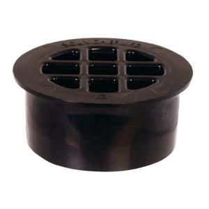 Sioux Chief 2 in. Black Plastic Snap In Inside Drain 845 2APK