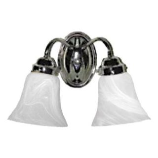 Marquis Lighting 2 Light Wall Polished Chrome Incandescent Sconce CLI QU8202 140 1 PC