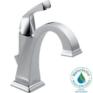 Delta Dryden Single Hole 1 Handle High Arc Bathroom Faucet in Chrome 551 DST