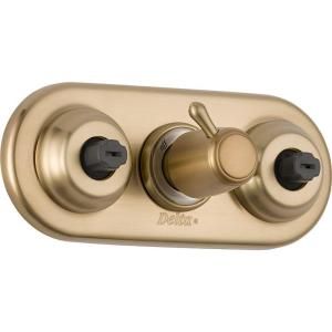 Delta XO Jetted Module Body Spray/Body Jetted Diverter Trim in Champagne Bronze featuring H2Okinetic T18017 CZXO