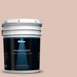 BEHR MARQUEE 5 gal. #PPU2 7 Coral Stone Satin Enamel Exterior Paint 945405