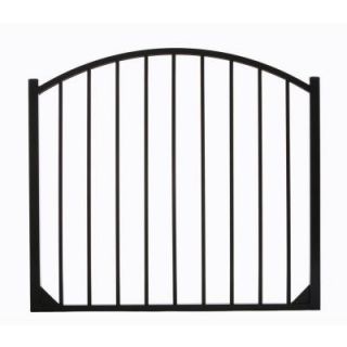 DIY Universal Fence Meriden 48 in. to 54 in. x 48 in. Opening Single Arched Aluminum Gate Meriden 9482