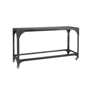 Home Decorators Collection 59.5 in. W Industry Grey and Zinc Console Table 0529800910