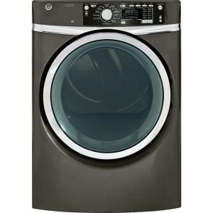 GE Adora 8.3 cu. ft. Electric Dryer with Steam in Metallic Carbon GHDS365EFMC