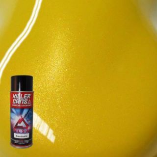 Alsa Refinish 12 oz. Base Pearls Screaming Yellow Killer Cans Spray Paint KC ABP 08