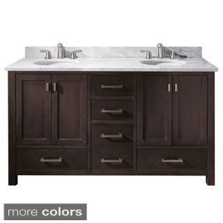 Avanity Avanity Modero 60 inch Double Vanity Tan Size Double Vanities