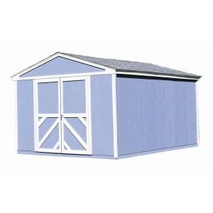 Handy Home Products Somerset 10 ft. x 14 ft. Wood Storage Building Kit 18414 7