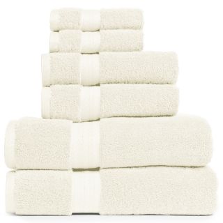 ROYAL VELVET Egyptian Cotton Solid 6 pc. Bath Towel Set, Egret