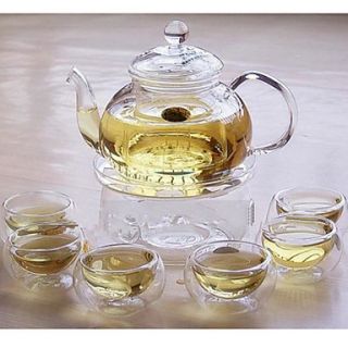 Exquisite Glass Teapot Tea Set