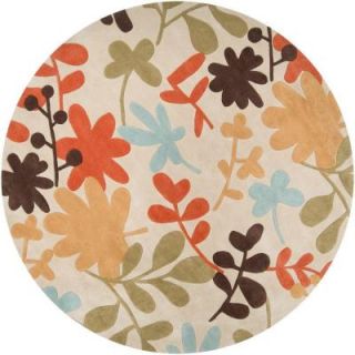 Artistic Weavers Meredith Ivory 8 ft. Round Area Rug MERE 8926