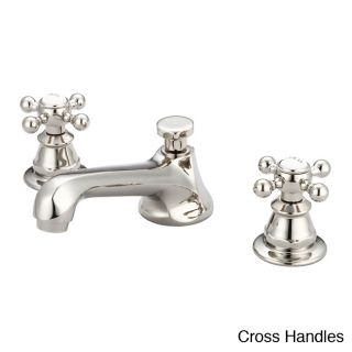 Water Creation American 20th Century Classic Widespread Lavatory Faucet With Pop up Drain