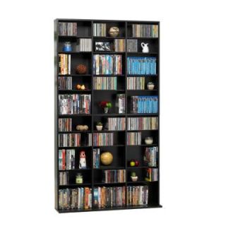 Atlantic Oskar Media Cabinet 1080 CD or 504 DVD or Blu Ray or Games in Espresso 38435714