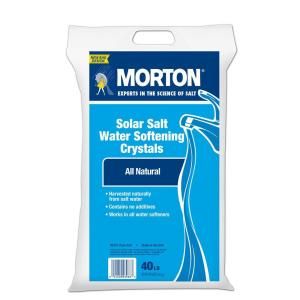 Morton Salt White Crystal 40 lb. Water Softener Salt 3983