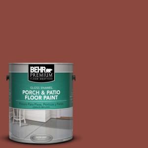 BEHR Premium 1 Gal. #PFC 10 Deep Terra Cotta Gloss Porch and Patio Floor Paint 673001