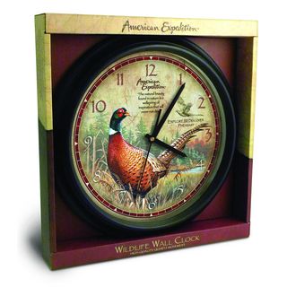 American Expedition Pheasant Wall Clock