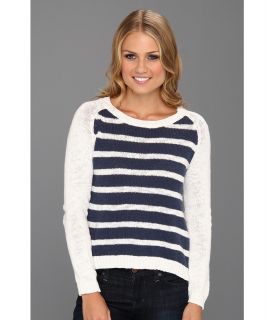 MINKPINK Cruising Raglan Sweater Womens Long Sleeve Pullover (Navy)