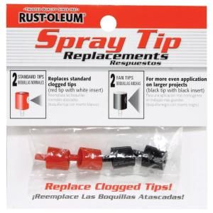 Rust Oleum Stops Rust 1 in. Standard and Fan Replacement Spray Tip (24 Pack) 7898000