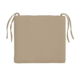 Home Decorators Collection Heather Beige Square Outdoor Barrel Chair Pad 1572810810