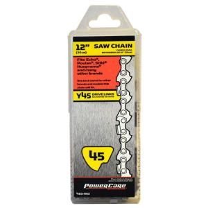 Power Care Y45 12 in. Chainsaw Chain for Small Saws CL 15045PC2