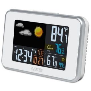 La Crosse Technology 6 in. White Color Forecast Station 308 145