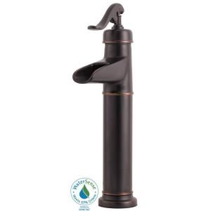 Pfister Ashfield Single Hole 1 Handle High Arc Bathroom Faucet in Tuscan Bronze F M40 YP0Y