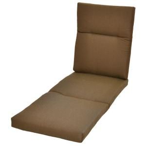 Hampton Bay Wheaton Textured Outdoor Chaise Lounge Cushion 7649 01222000