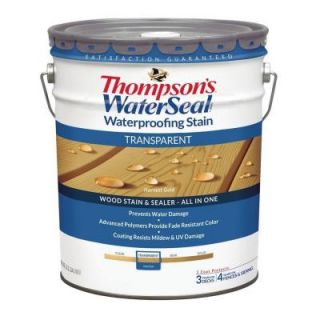 Thompsons WaterSeal 5 gal. Transparent Harvest Gold Waterproofing Stain TH.041815 20